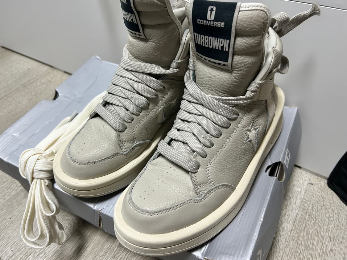 릭오웬스 다크쉐도우 x 컨버스 터보웨폰 하이 250 상품이미지2