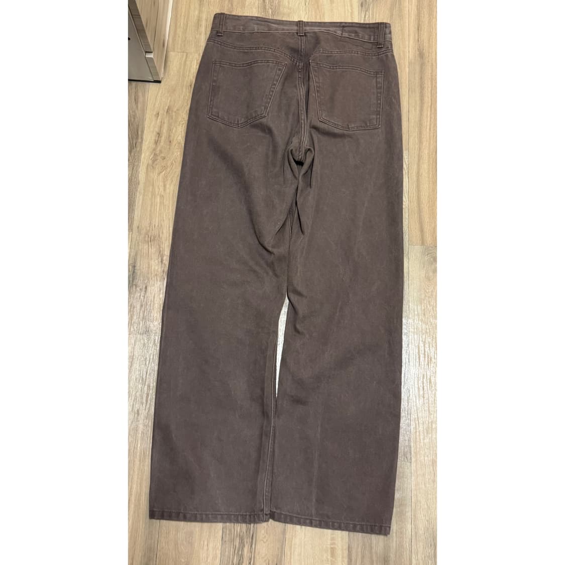 유니폼브릿지 컴포트 데님 서퍼 다잉 팬츠 브라운 상품이미지8