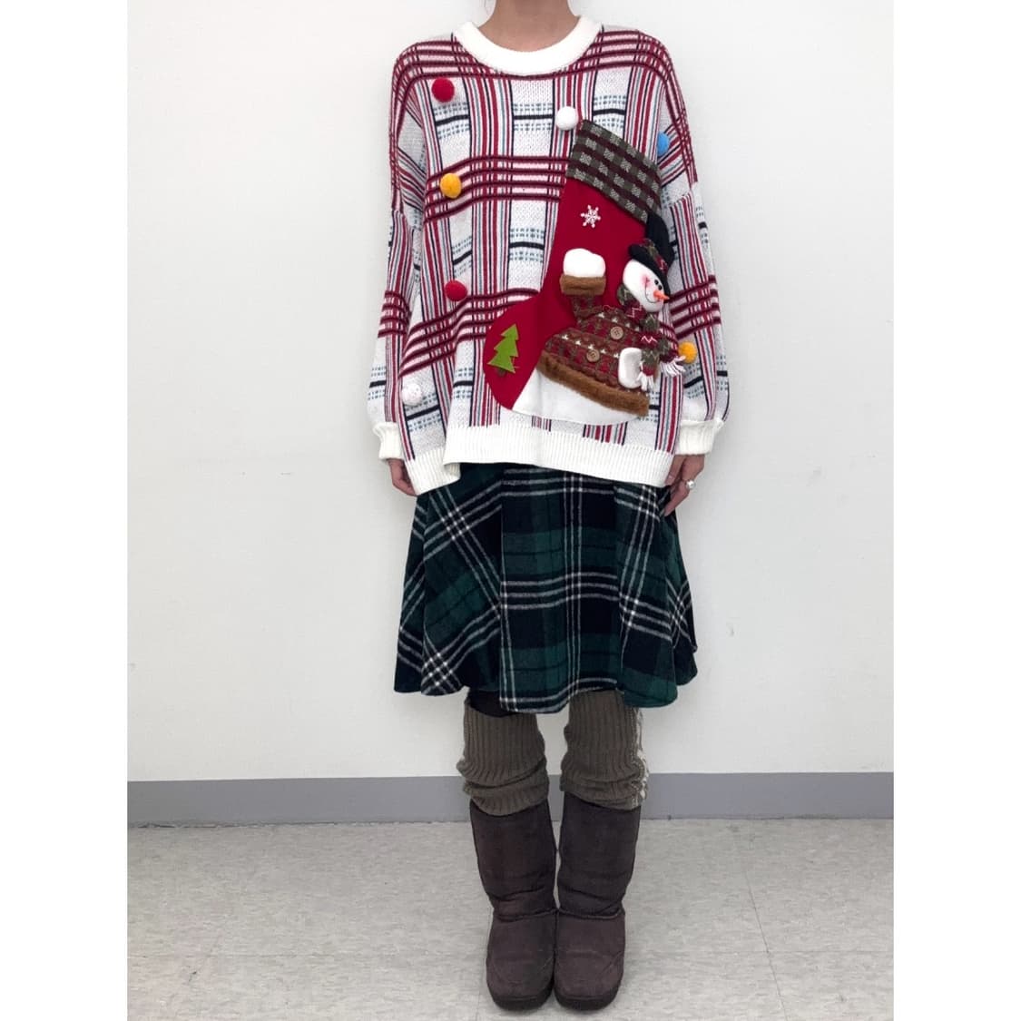 빈티지 크리스마스 니트 스웨터 상품이미지3