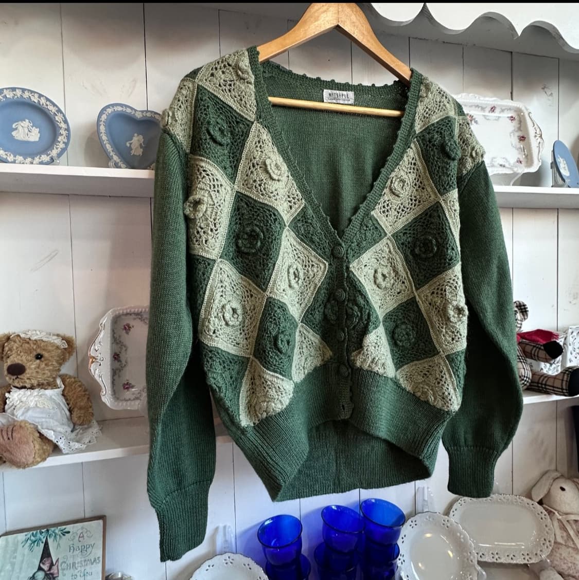 크로셰 패치워크 가디건 상품이미지4