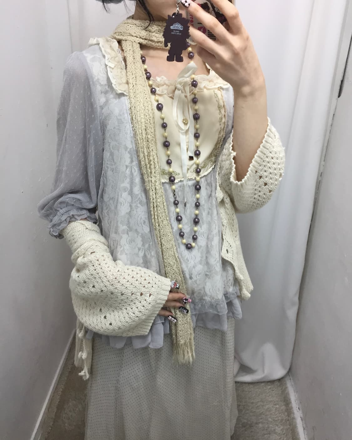 AXES FEMME 도트 장미 블라우스🎣 상품이미지1