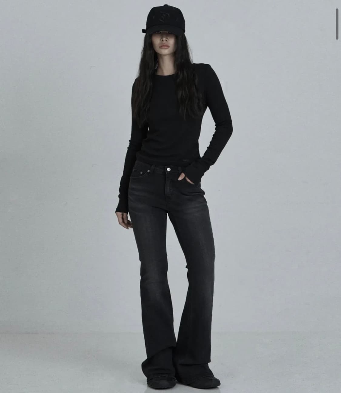 오도어 빈티지 로우진 블랙 1사이즈 상품이미지1