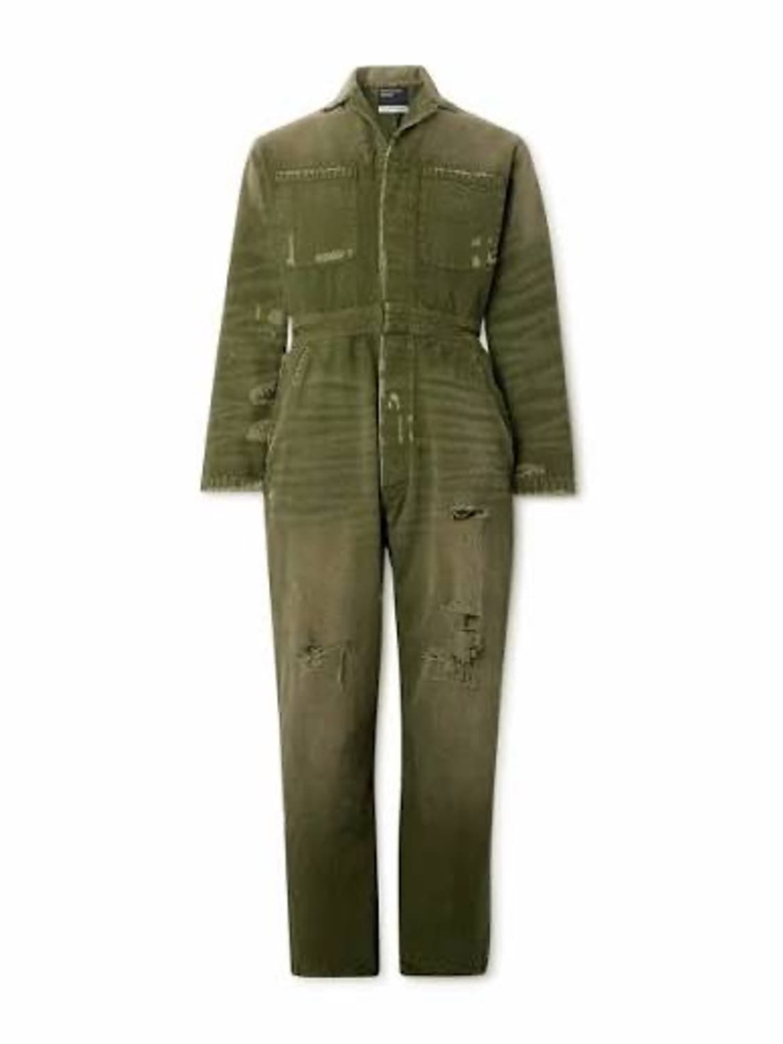 24ss ERD distressed jumpsuit olive green 상품이미지2