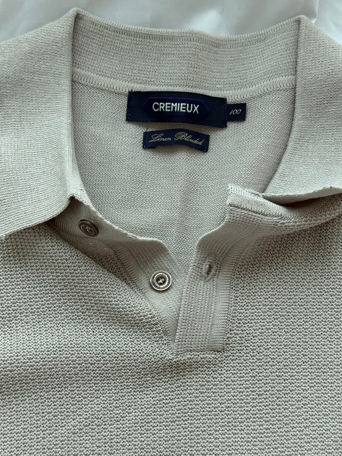 CREMIEUX 카라 니트티 100사이즈 상품이미지5