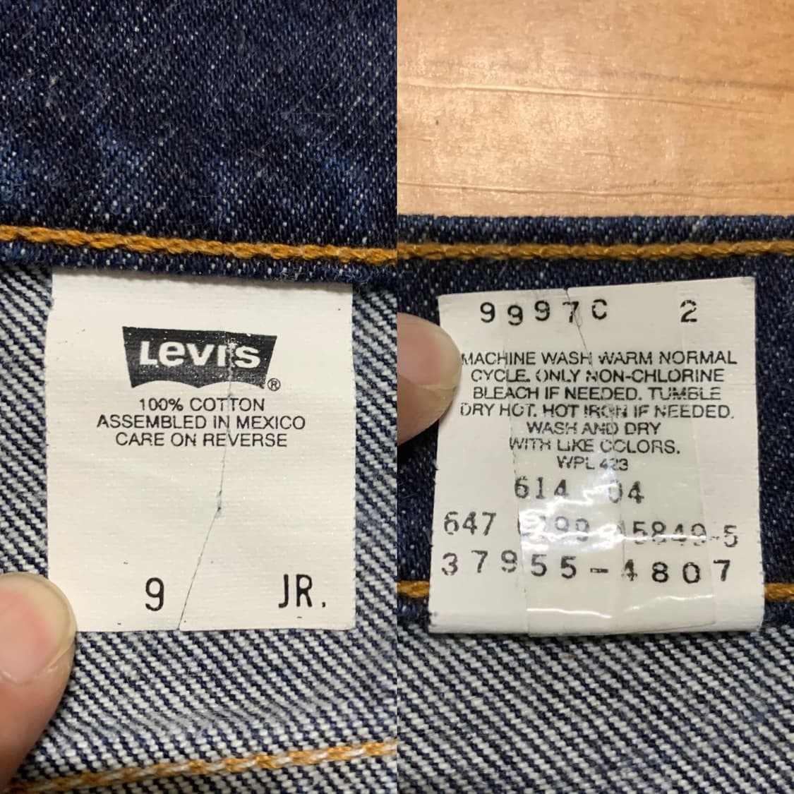 LEVIS 리바이스 955 데님 쇼츠(99년-647 멕시코 팩토리) 상품이미지8