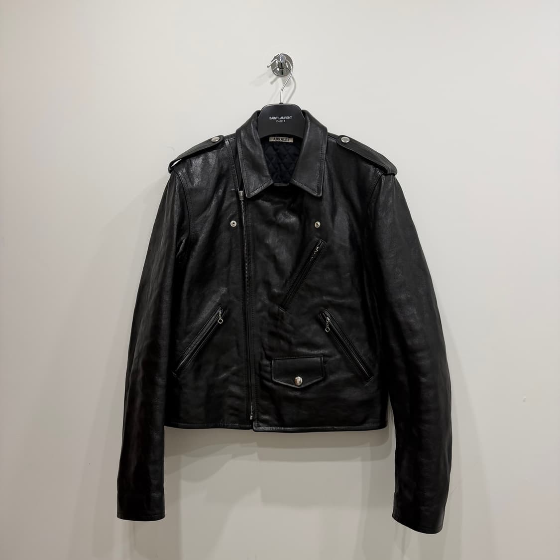 (25AW 급처) 오라리 양가죽 더블 라이더 자켓 L(4)사이즈 팝니다 상품이미지1