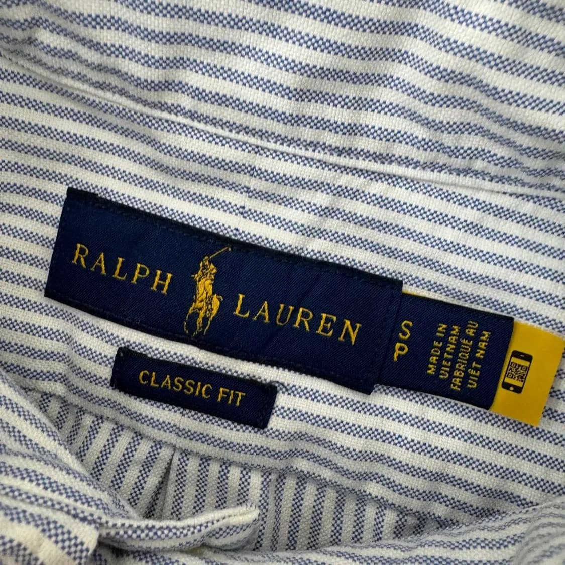 S(95) 폴로 랄프로렌 스트라이프 클래식핏 남방 셔츠 상품이미지5