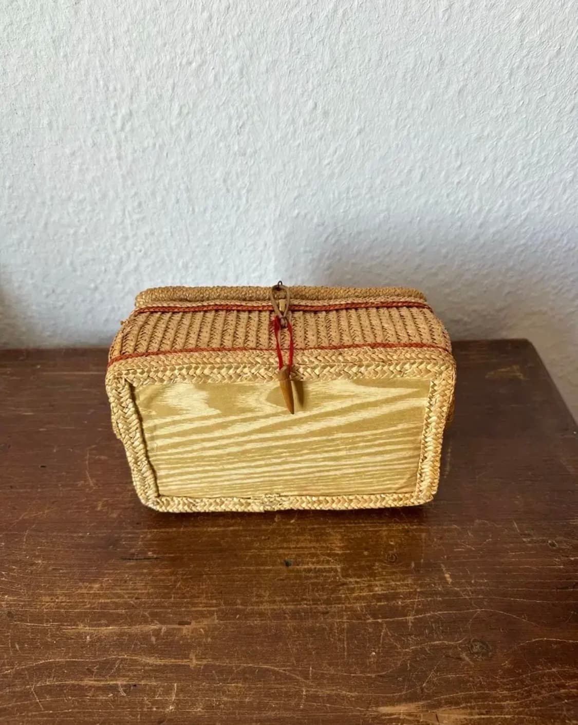 프랑스)빈티지 라탄 보석함 상품이미지4