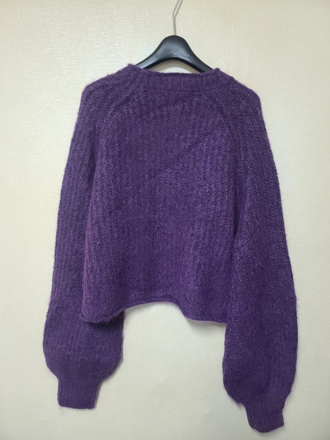 새옷 자라 알파카 혼방 크롭 니트 상품이미지4