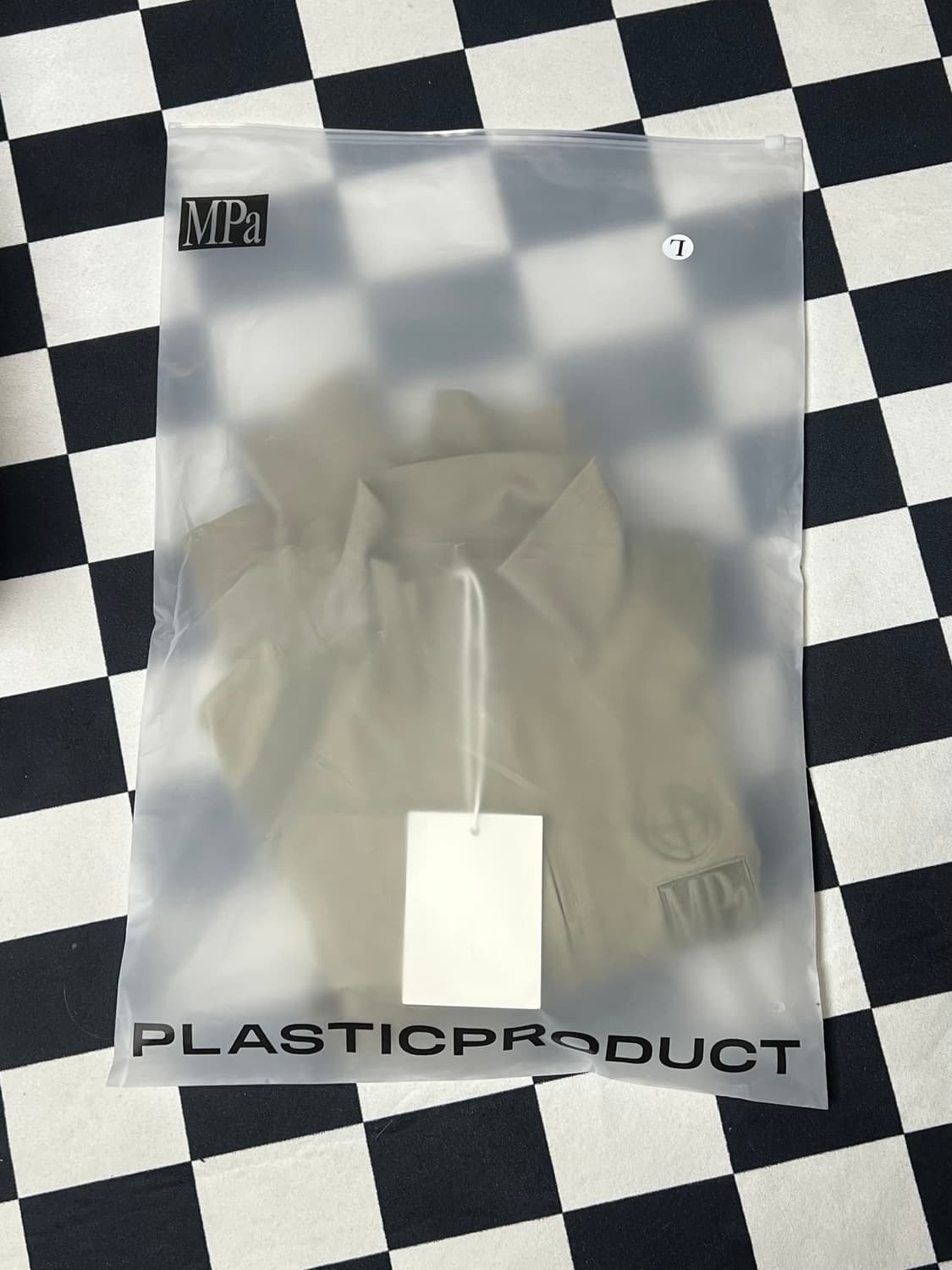 [L] MPa CONTRAST ZIPPED JACKET 집업 카키 새상품 상품이미지3