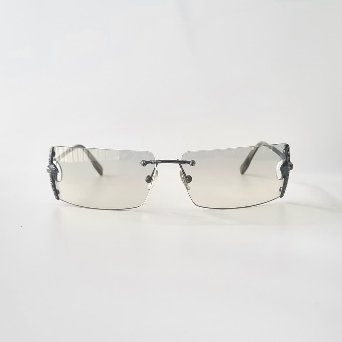 데드스탁 베르사체 빈티지 메두사 큐빅 무테 선글라스 상품이미지1