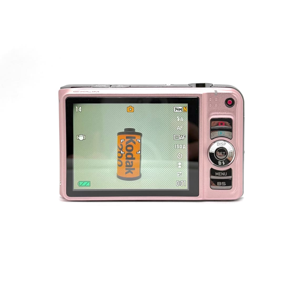[츄디카&풀박스!] 카시오 Exilim EX-H15 핑크 디지털카메라 상품이미지4