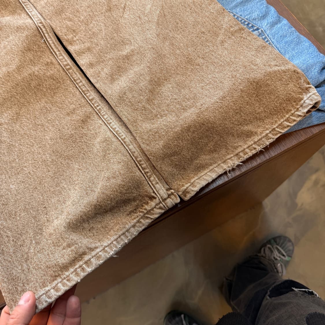 90S 리바이스 브라운 517 부츠컷 USA 38 데님 팬츠 상품이미지3