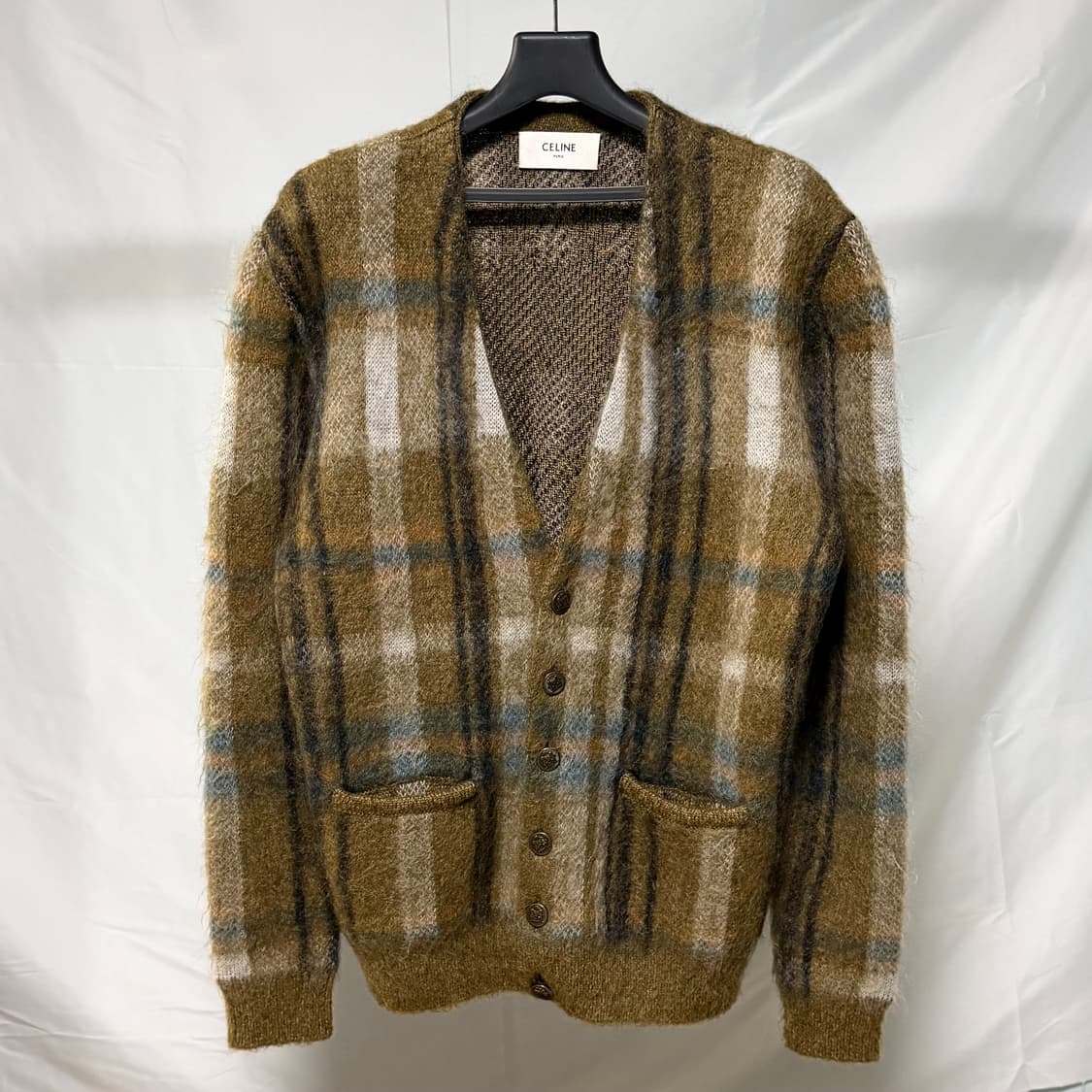 [S+급/오버핏S] 셀린느 브러쉬드 모헤어 가디건 상품이미지1