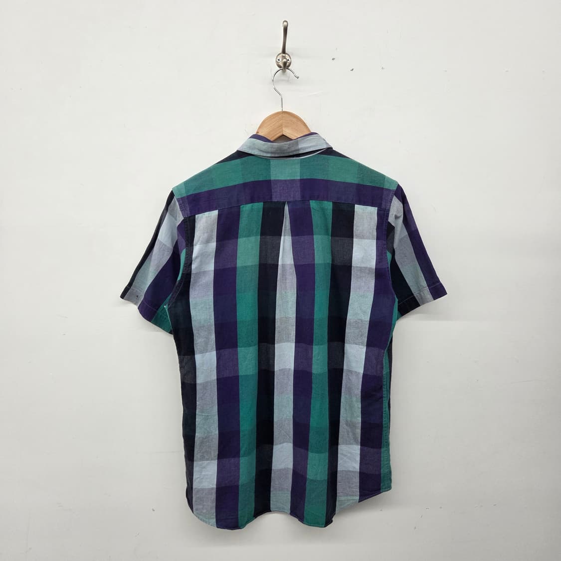 빔즈 체크 반팔 셔츠 남m 상품이미지6