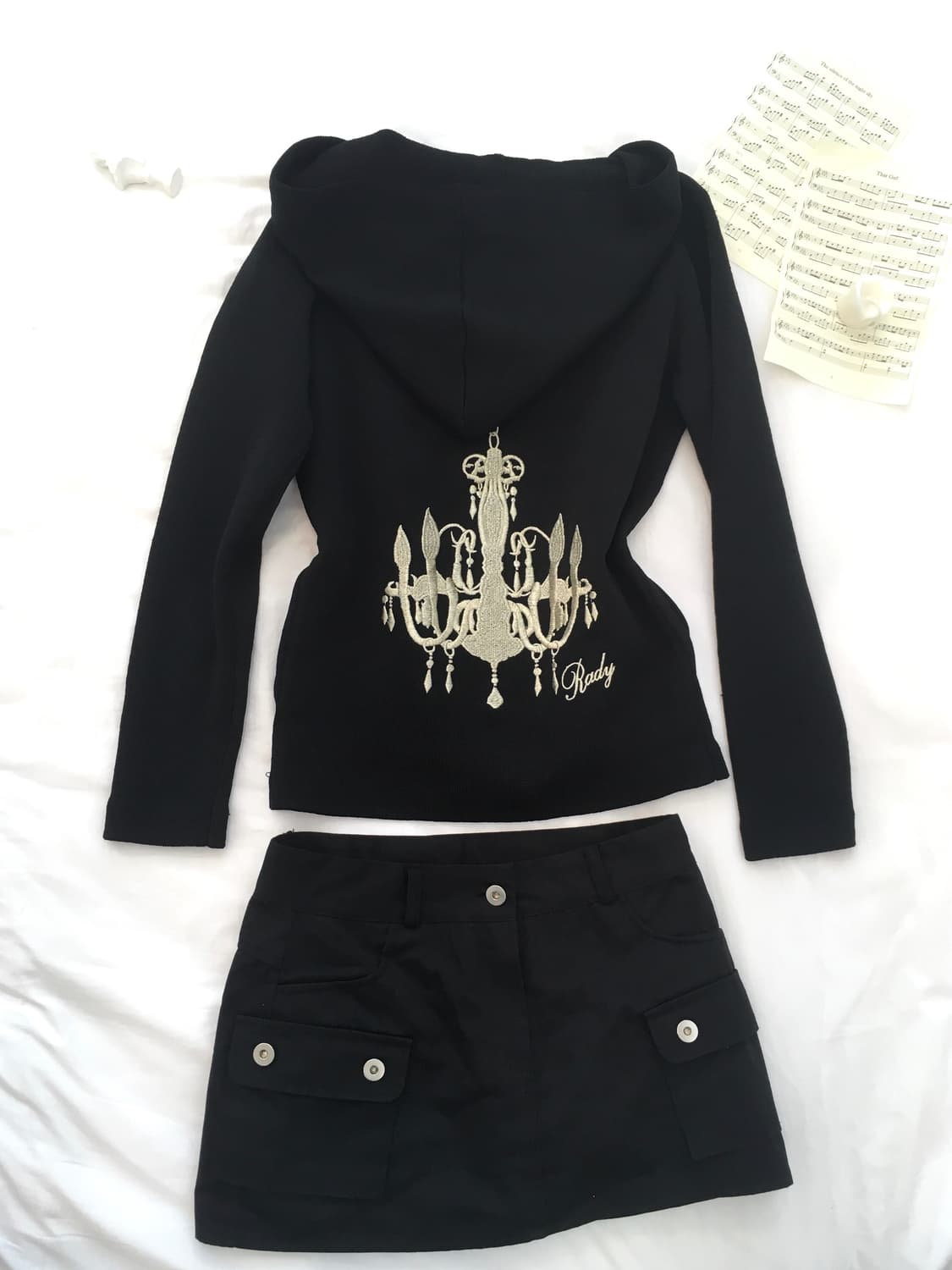 jpn vintage dark punk handwork hood zipu 상품이미지1