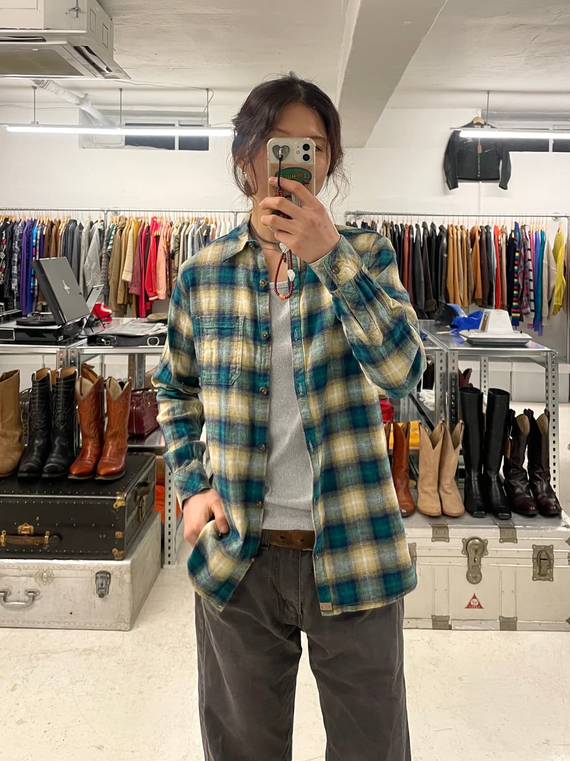 DICKIES ombre shirt 디키즈 옴브레 셔츠 상품이미지1