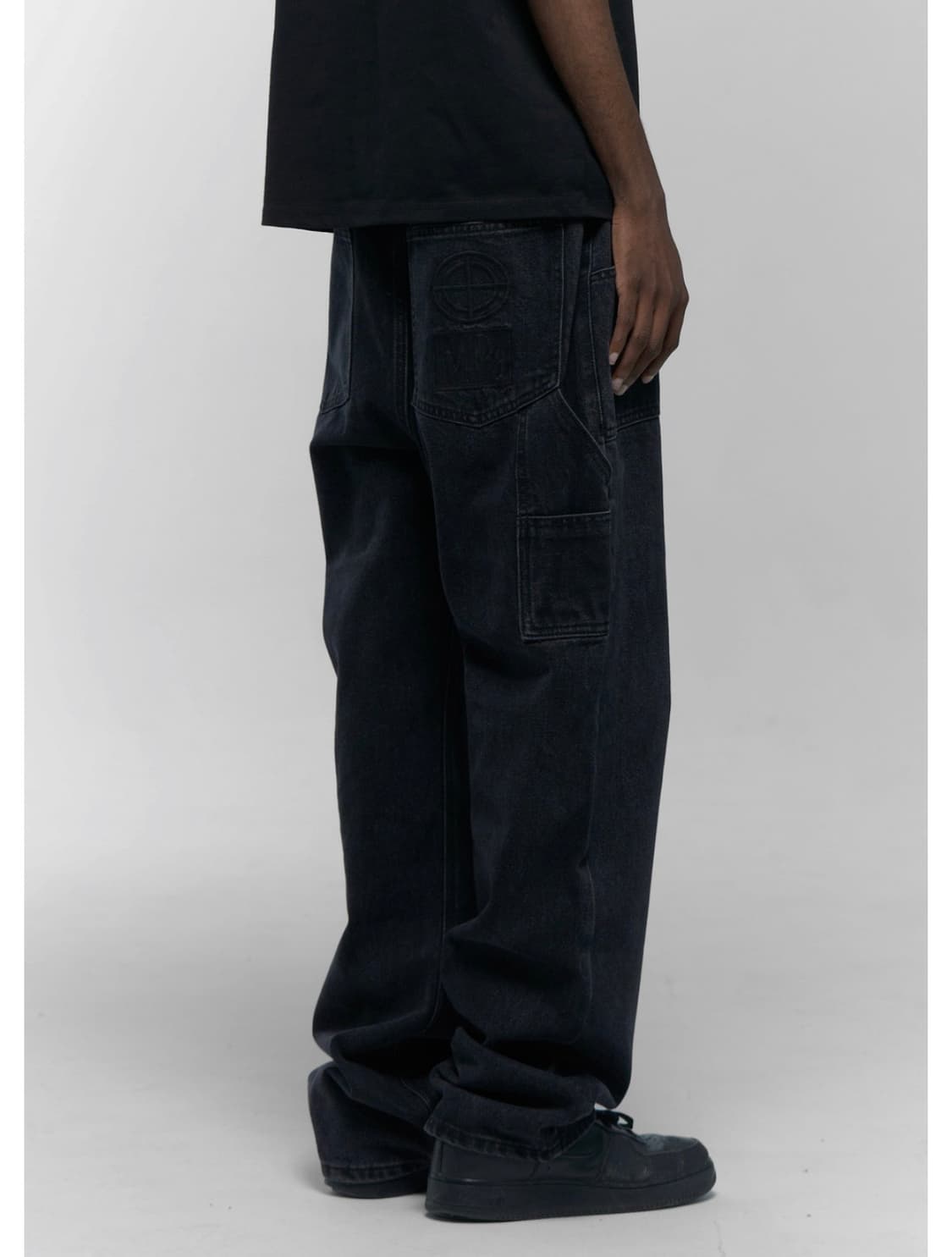 플라스틱프로덕트 MPa PAINTER DENIM PANTS 블랙 S 상품이미지1