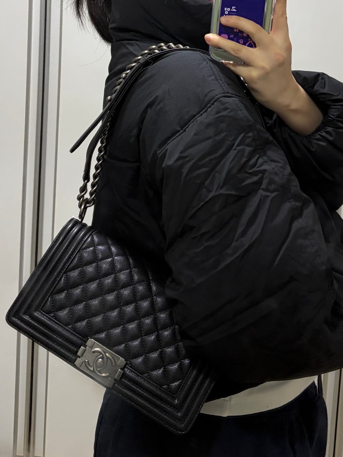 샤넬 보이백 상품이미지5