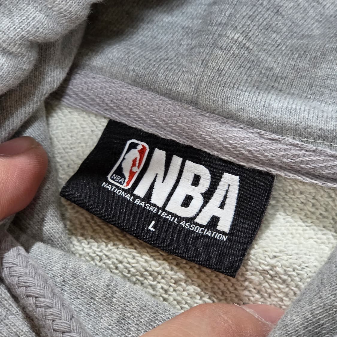 NBA 그레이 로고 후드티 상품이미지7
