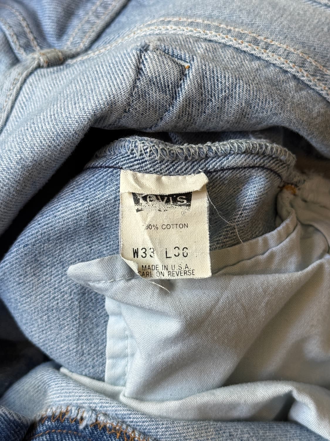 [33]90's 리바이스 501 Made In USA 데님 팬츠 상품이미지5