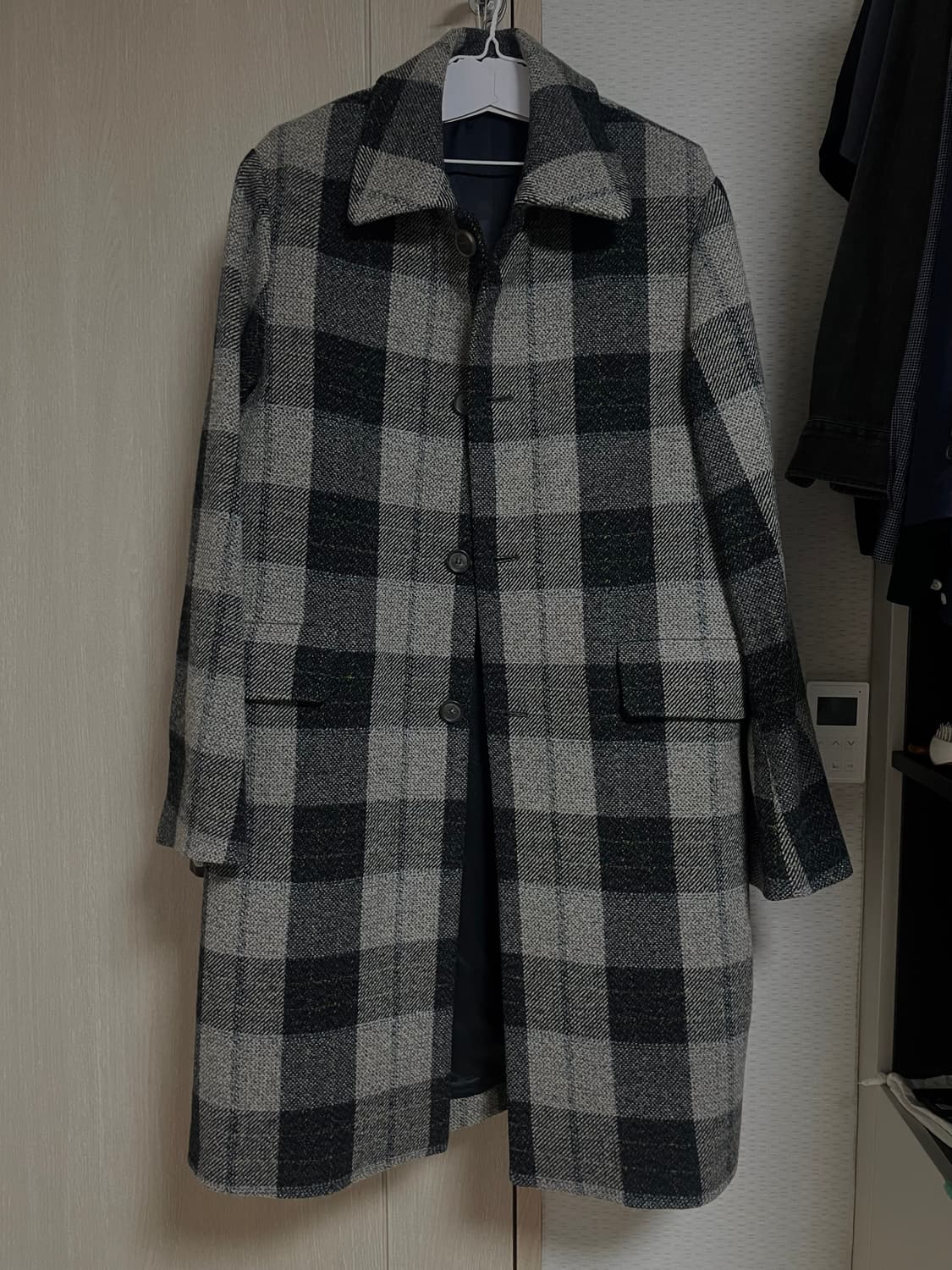 (52)(XL)아크네스튜디오 체크 코트 상품이미지2