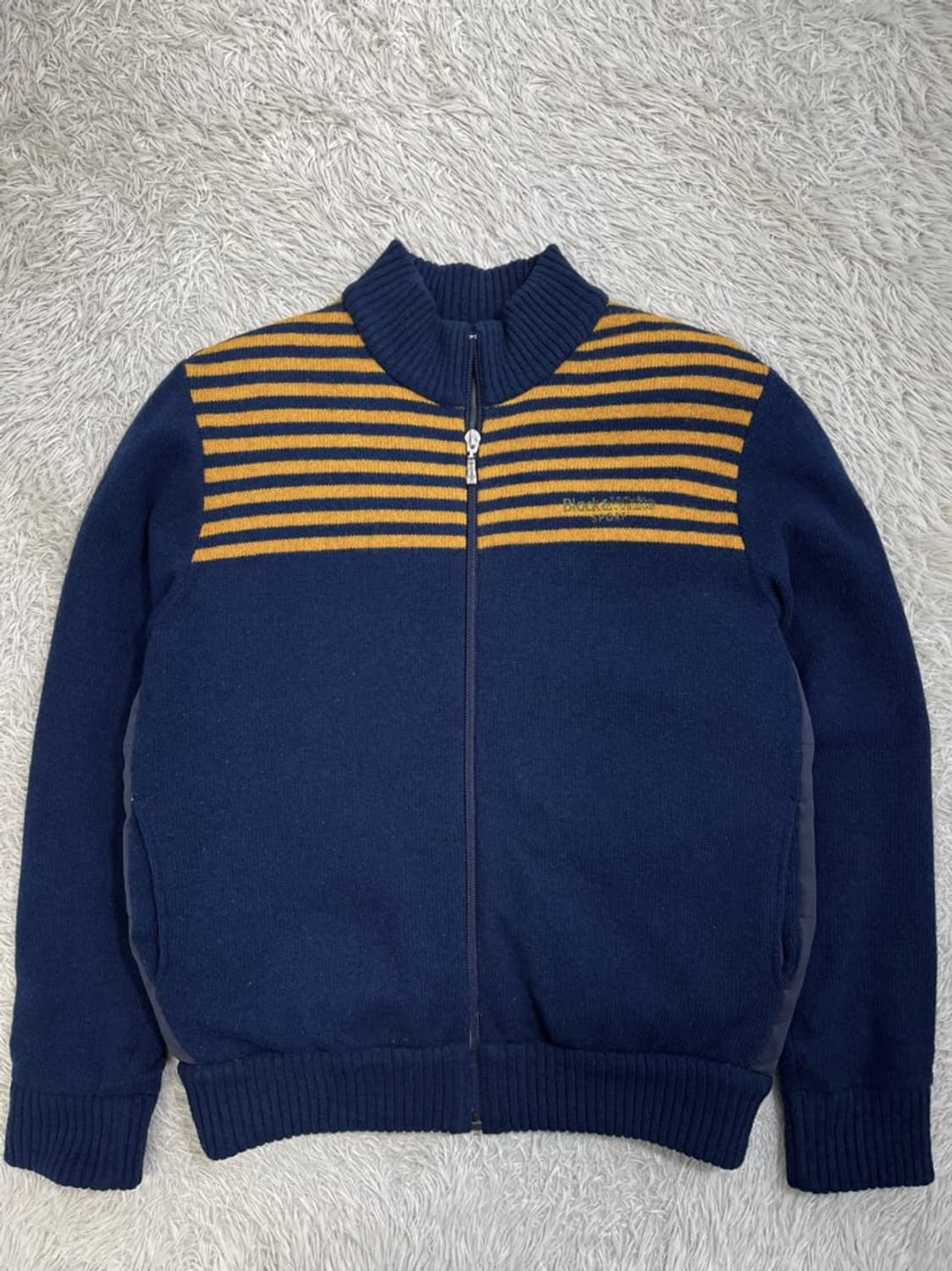 블랙앤화이트 방풍 니트/#191 상품이미지1