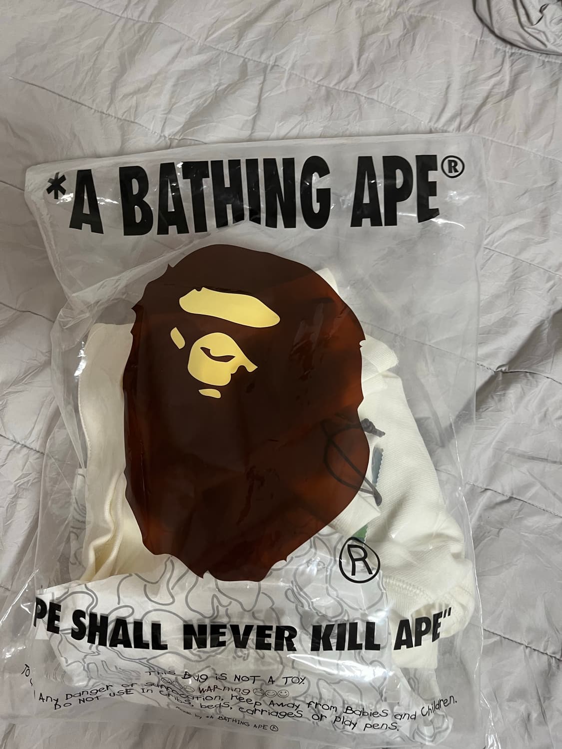 [새상품] 베이프 원포인트 맨투맨 상품이미지6