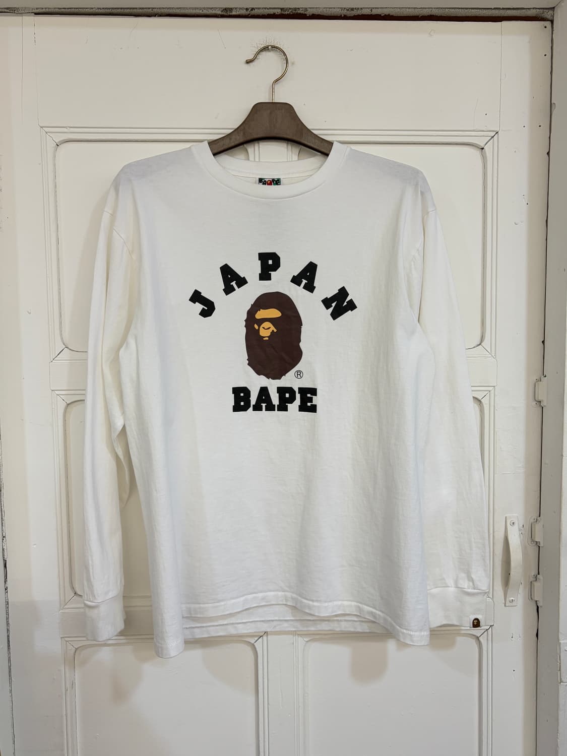 베이프 제펜 컬리지 롱슬리브 티셔츠 상품이미지2