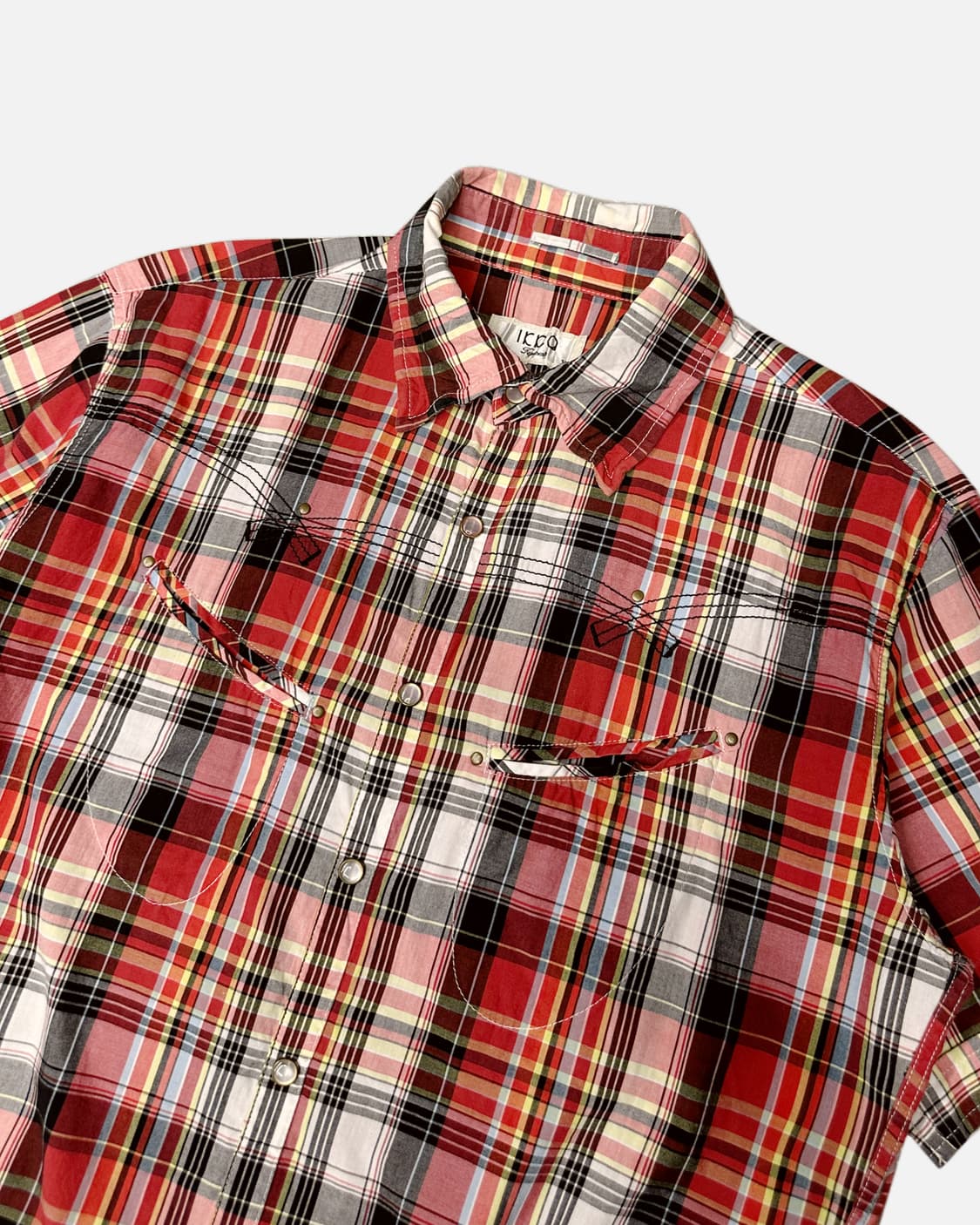 IKKA western check printing shirt 상품이미지3