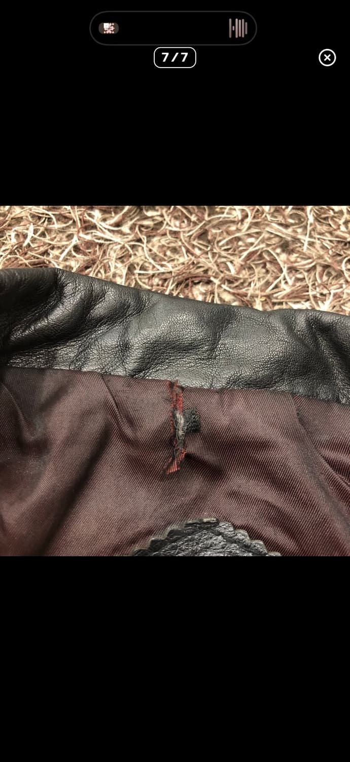 빈티지 양가죽 봄버 레더 가죽 자켓 상품이미지8