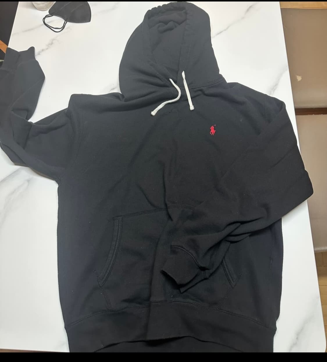 폴로 기모 후드티 상품이미지1