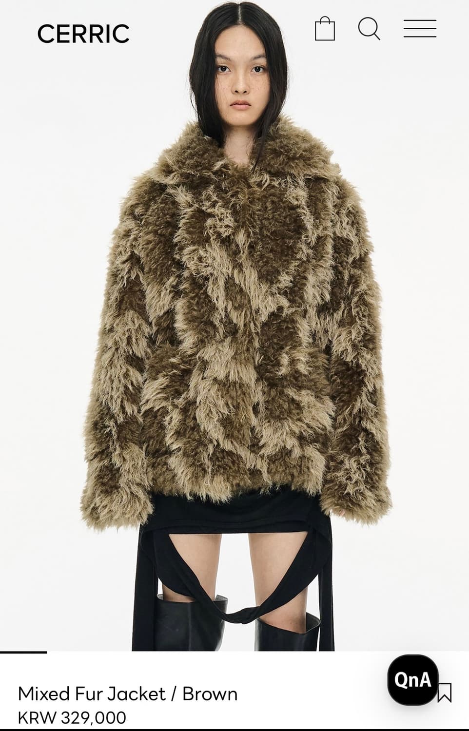 Cerric 세릭 퍼자켓 상품이미지1