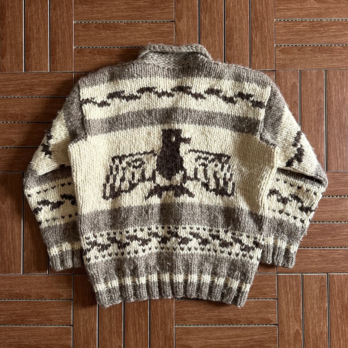 80-90’s Ca Dumaus cowichan cardigan 상품이미지2