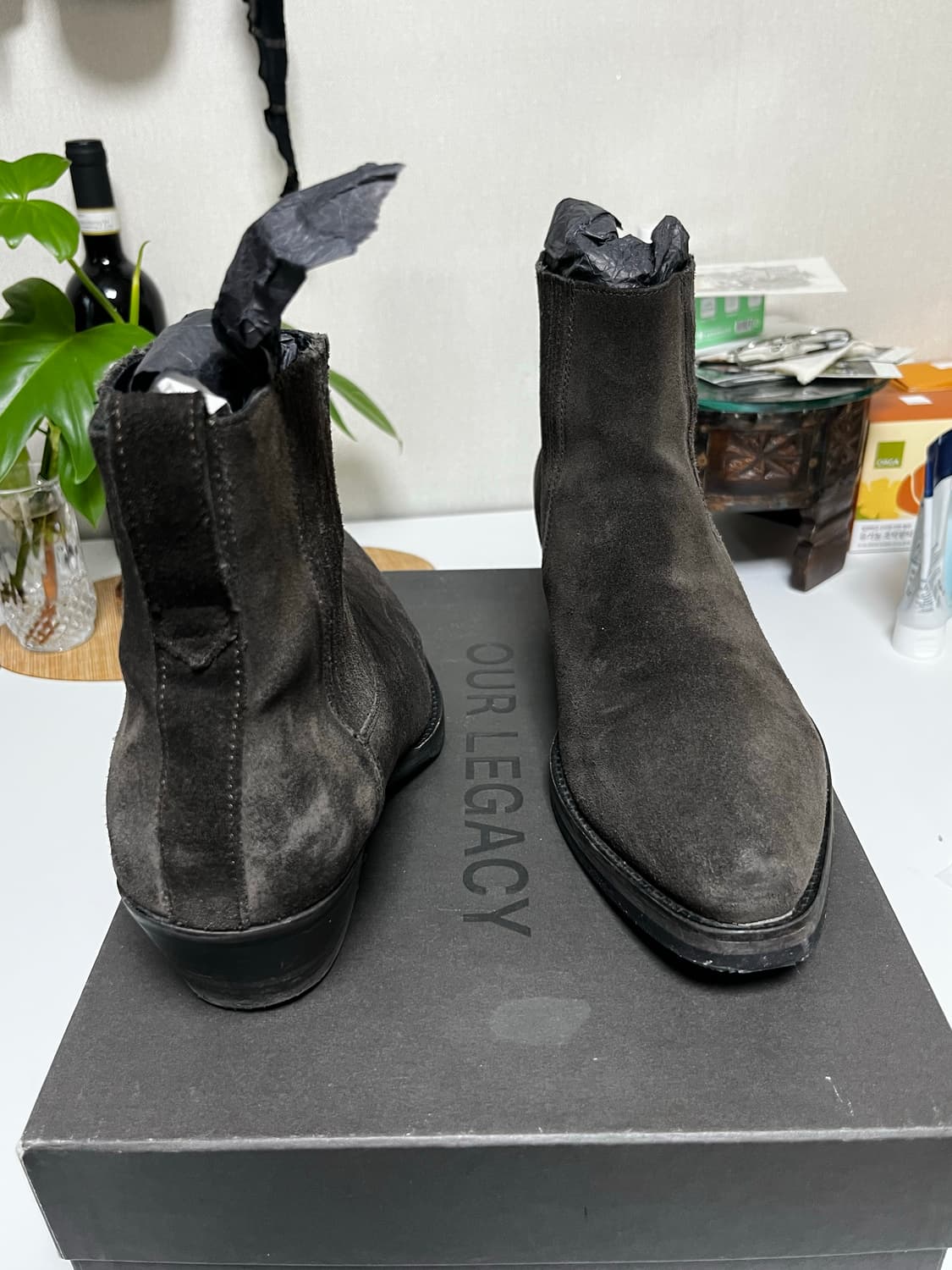 아워레가시 쿠반부츠 43 에스프레소 스웨이드 상품이미지5