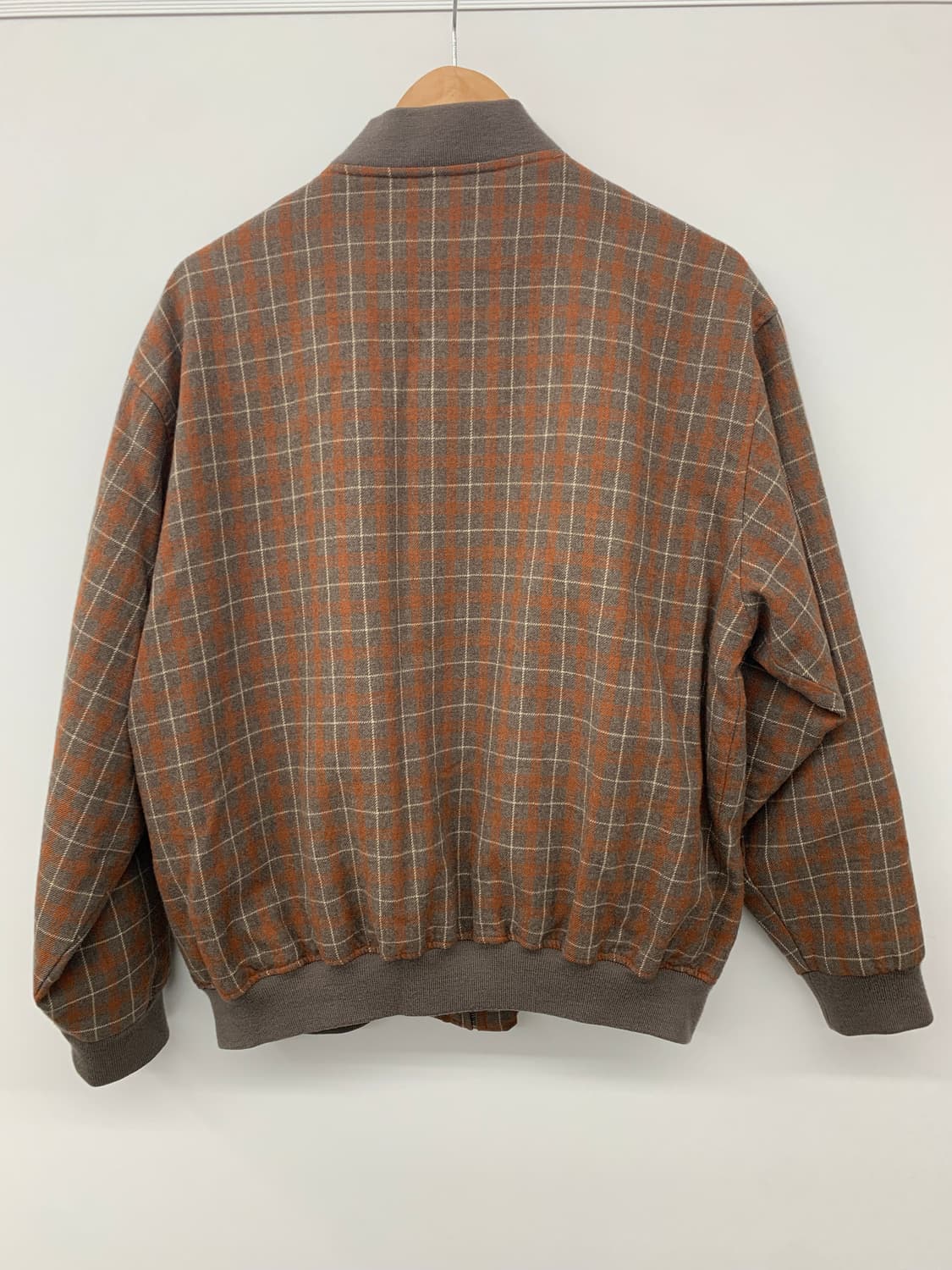 발망 90s 체크 봄버 상품이미지4