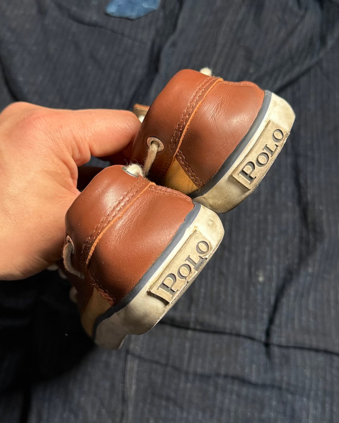 폴로 랄프로렌 랜더 보트슈즈 US5 상품이미지7