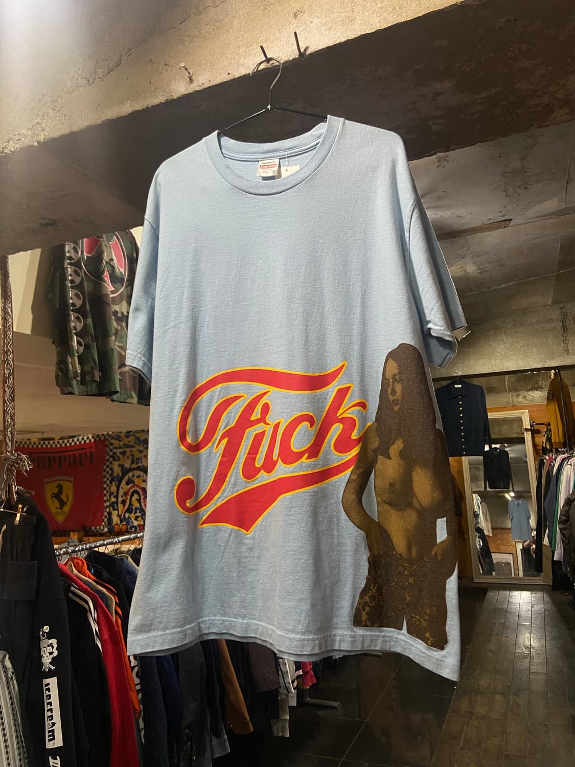 Supreme x Hysteric Glamour Fuck T-Shirt 상품이미지1