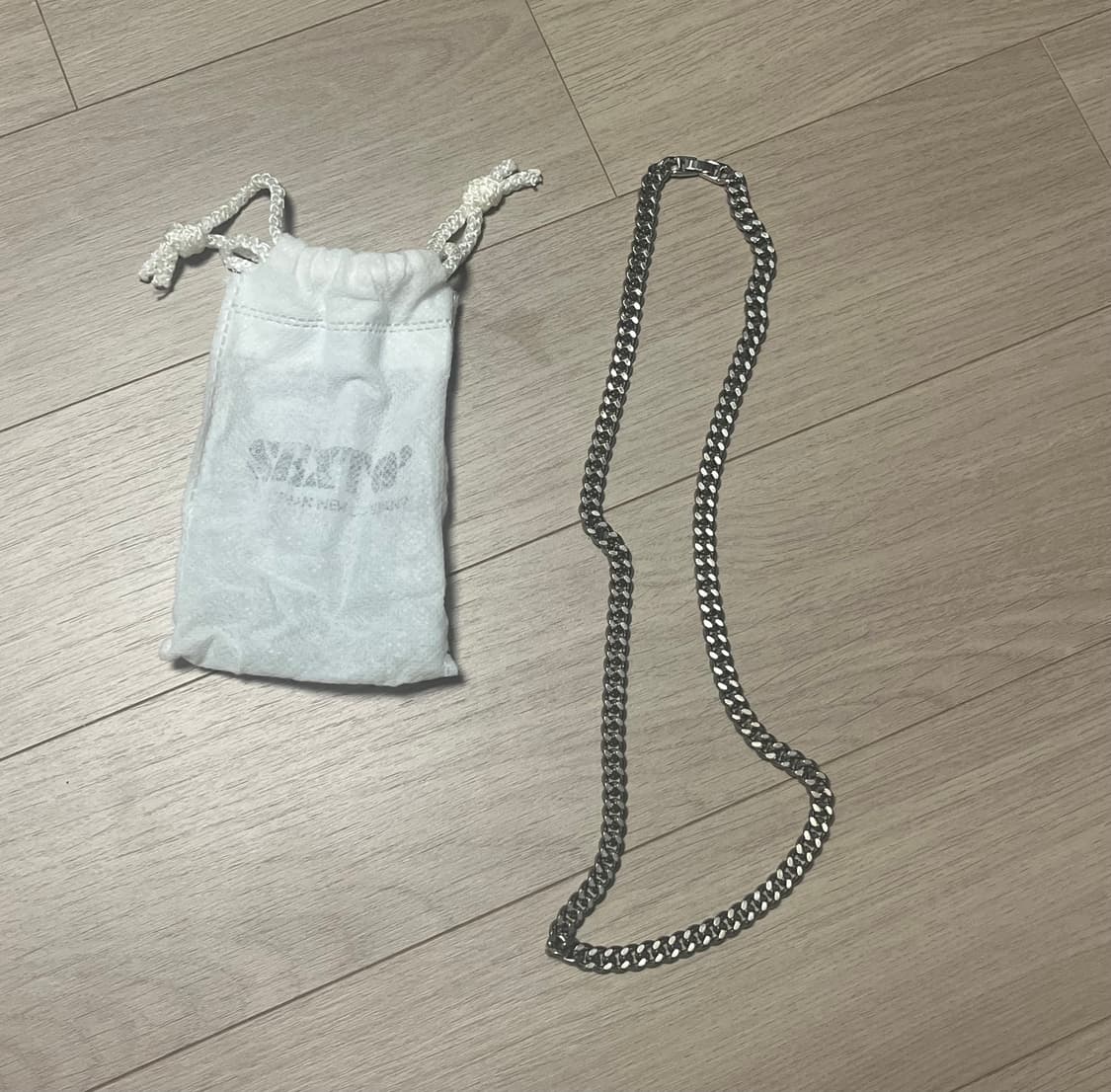써지컬 체인 목걸이 실버 상품이미지1