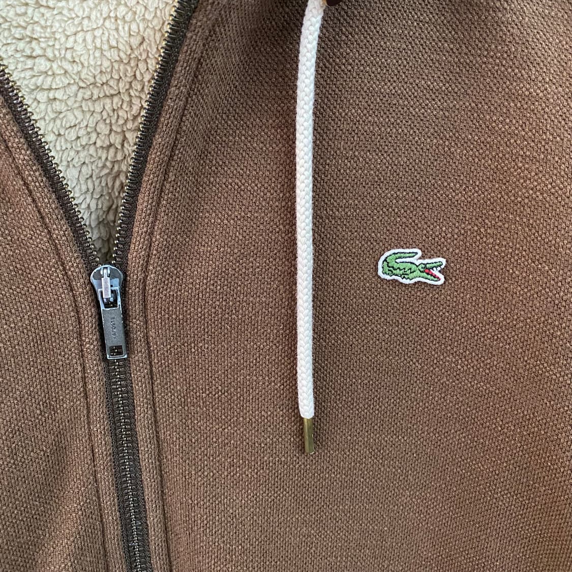 5 라코스테 브라운 폭닥 후드집업 상품이미지3