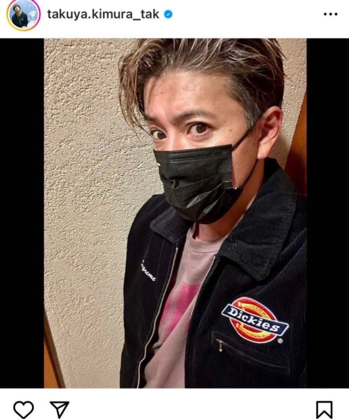 슈프림 X디키즈 블랙 코듀로이 워크자켓 상품이미지5