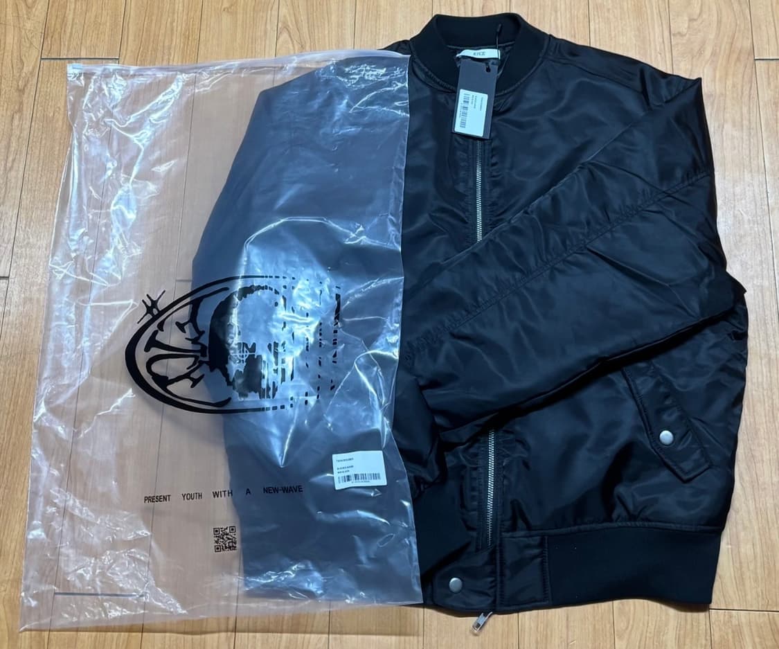ETCE TEAM BOMBER (BLACK) L 이티씨이 팀봄버 상품이미지4