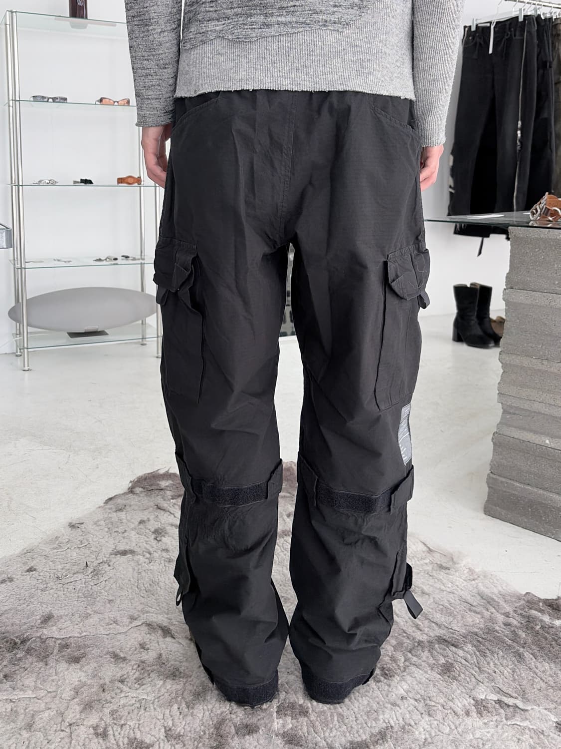 엔할리우드 멀티 포켓 와이드 택티컬 팬츠 상품이미지3