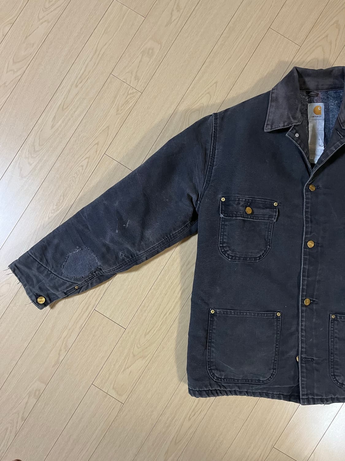 칼하트 90's USA 블랙 초어자켓 상품이미지2