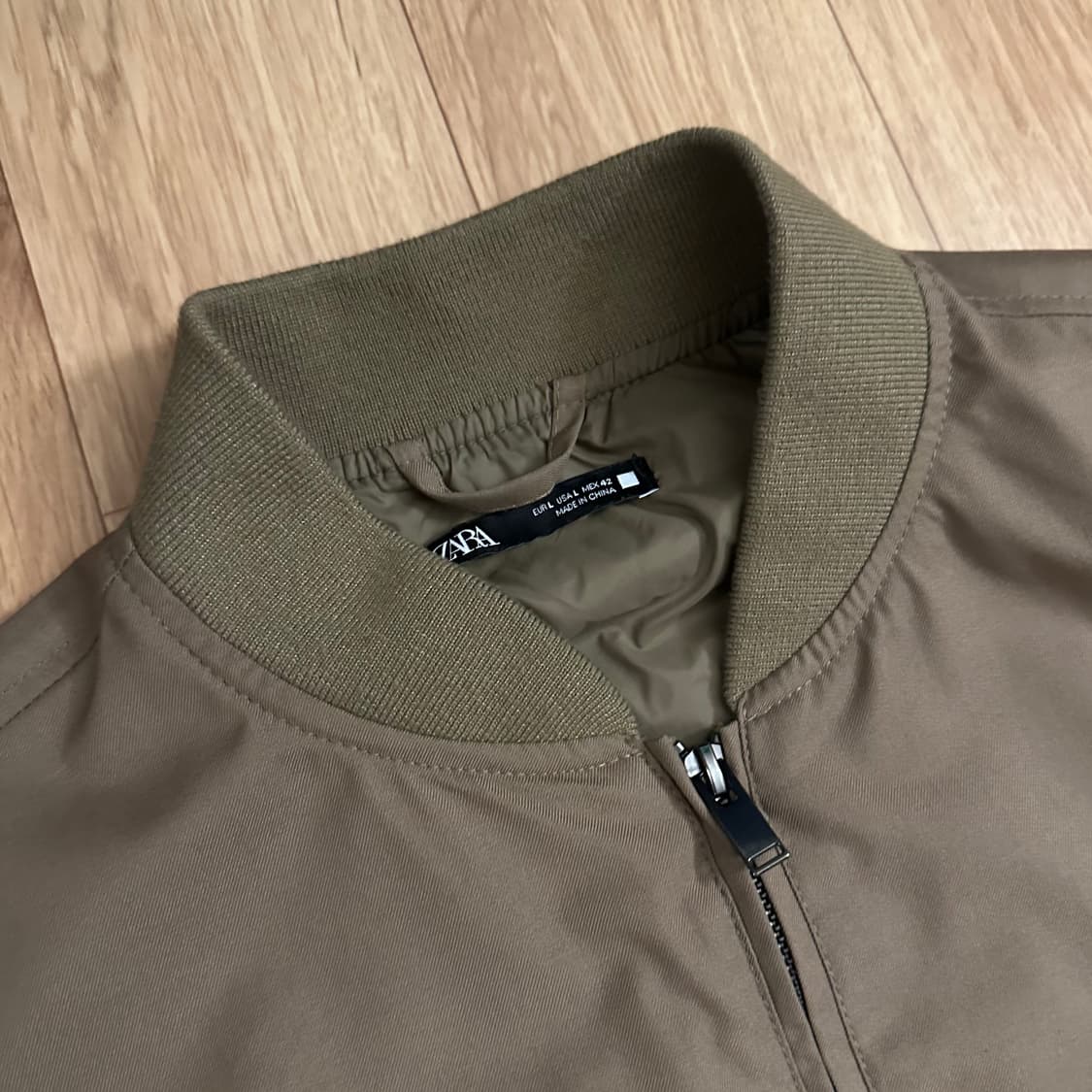 ZARA 자라 봄버 재킷 베이지 L 상품이미지2