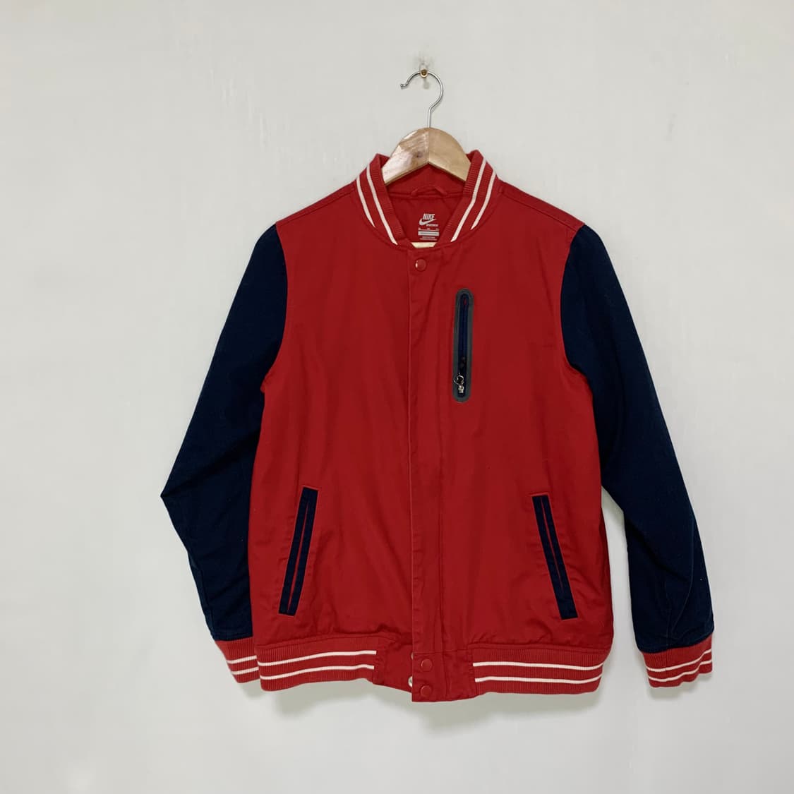 나이키 레드 네이비 스타디움 자켓 키즈 XL 상품이미지1