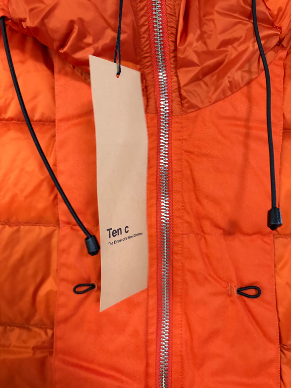 텐씨 경량패딩 이너패딩 오렌지 48 상품이미지4