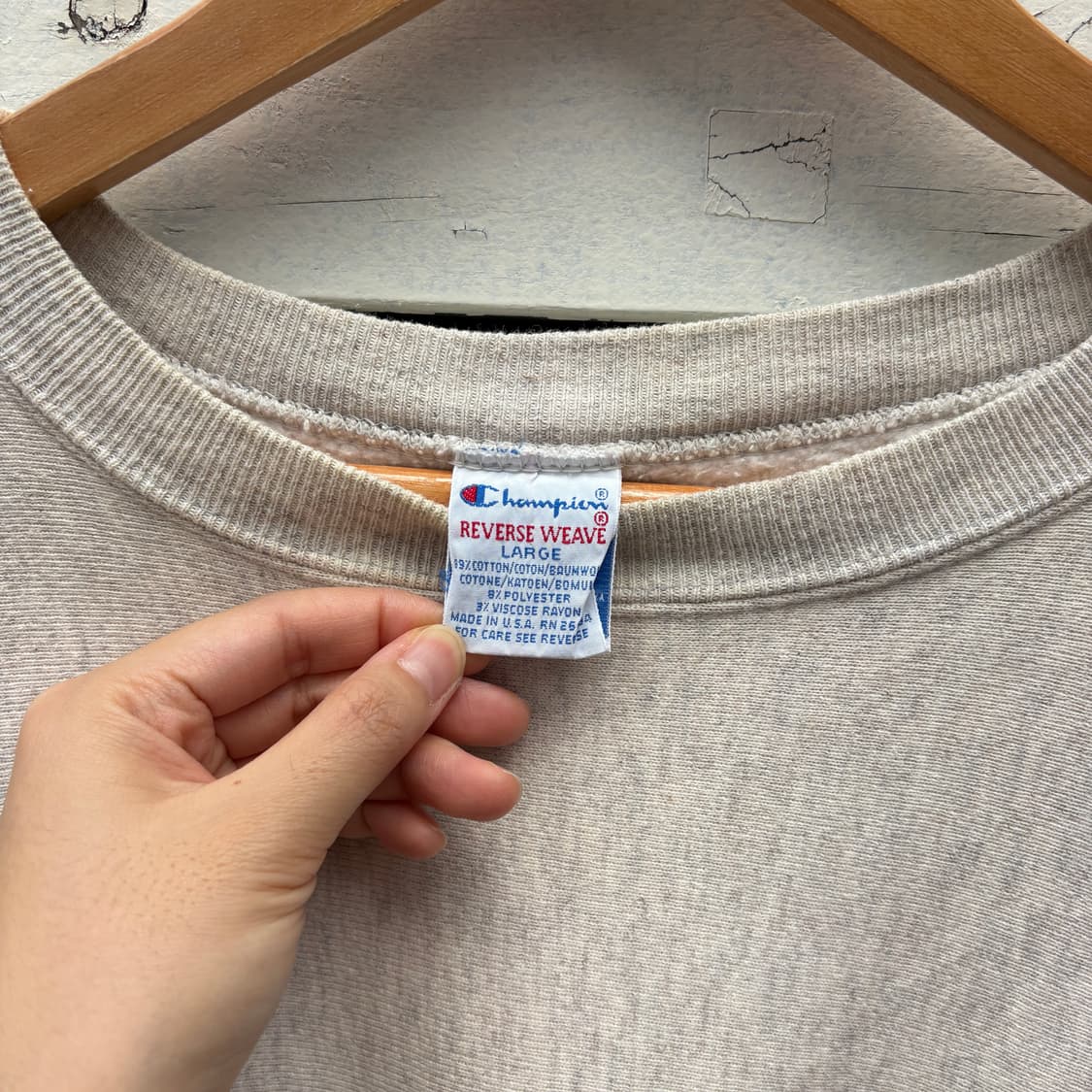 Champion 90s 챔피온 made in usa 리버스위브 맨투맨 상품이미지3