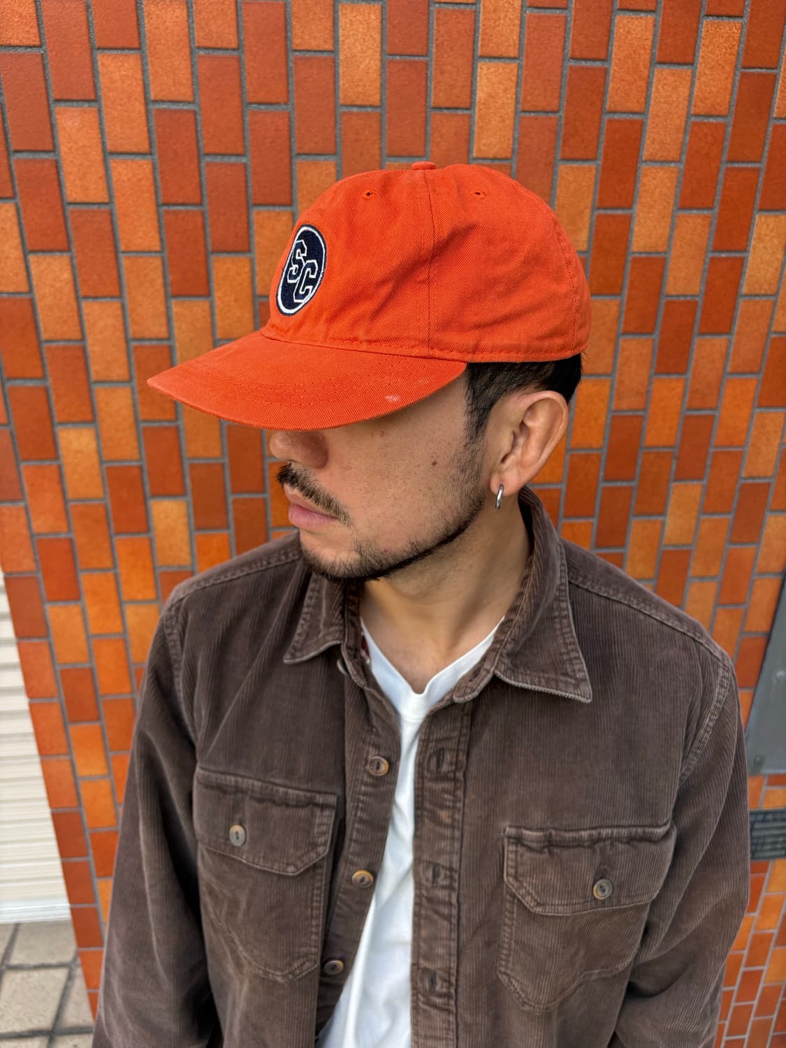 빈티지 볼캡 오렌지 컬러 상품이미지2