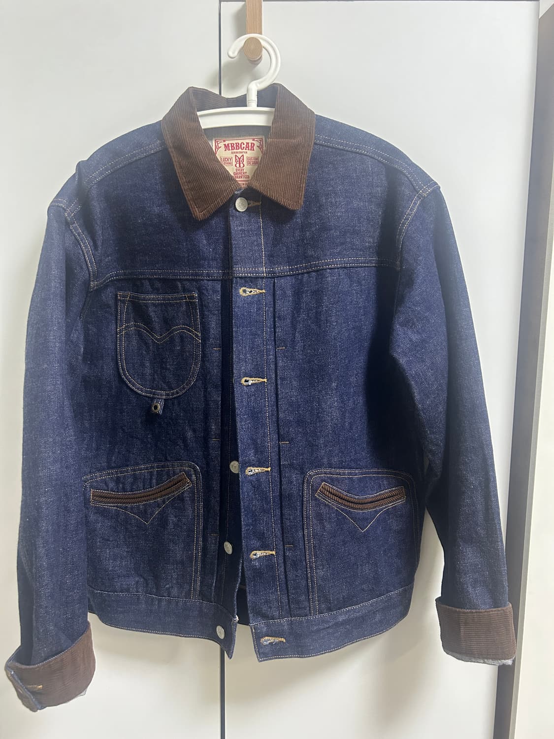 mbbcar 데님 워크 자켓 상품이미지1